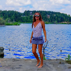 Wife In A White Top! - Outdoors, Redhead, See Through, Wife/Wives, Amateur