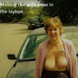 Medium tits of my wife - Lynne