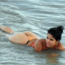 Delicious Ass From Recife City - Brunette, Outdoors, Bikini Voyeur
