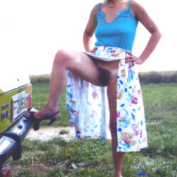 Pic #4 My Wife Many Many Years Ago - Big Tits, Brunette, Outdoors, Bush Or Hairy, Amateur, Wife/wives