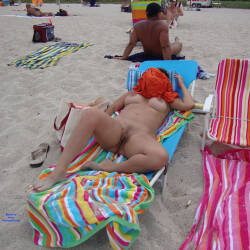 Pic #4 Beach - Nude Girls, Beach, Big Tits, Outdoors, Bush Or Hairy, Amateur