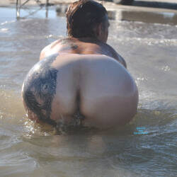 Pic #4 Corpus Beach Shoot - Nude Girls, Beach, Big Tits, Brunette, Outdoors, Amateur, Tattoos