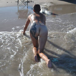 Pic #8 Corpus Beach Shoot - Nude Girls, Beach, Big Tits, Brunette, Outdoors, Amateur, Tattoos