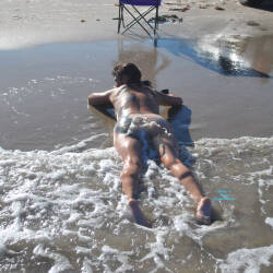 Pic #9 Corpus Beach Shoot - Nude Girls, Beach, Big Tits, Brunette, Outdoors, Amateur, Tattoos