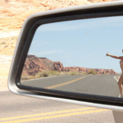 Pic #4 I Saw It In My Rearview Mirror - Nude Amateurs, Public Exhibitionist, Mature, Outdoors, Amateur