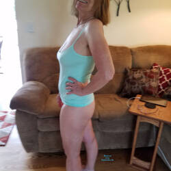Pic #1 Sexy Red Posing - Big Tits, Mature, Redhead, Amateur