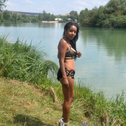 Pic #2 Lake And Forest - Brunette, High Heels Amateurs, Outdoors, Amateur