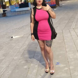 Pic #1 Ibiza 2020 - Pantieless Girls, Public Exhibitionist, Flashing, Dressed, Amateur, Tattoos