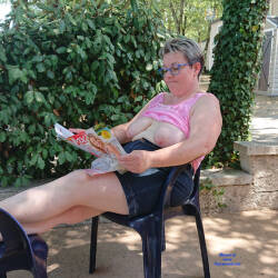 Pic #1 Mes Vacances - Big Tits, Public Exhibitionist, Flashing, Outdoors, Amateur