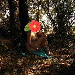 Pic #5 Naked In The Woods - Nude Wives, Big Tits, Outdoors, Nature, Amateur