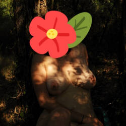 Pic #6 Naked In The Woods - Nude Wives, Big Tits, Outdoors, Nature, Amateur