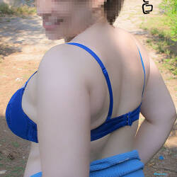 Pic #3 Floral Dress Outdoors - Brunette, Mature, Outdoors, Dressed, Amateur