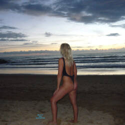 Pic #2 Thong Swimsuit - Beach, Blonde, Outdoors, Amateur