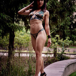 Pic #4 Lingerie In Public - High Heels Amateurs, Lingerie, Outdoors, Amateur, Mature