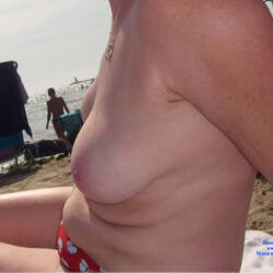 Pic #2 I Am Topless In Spain - Topless Girls, Beach, Big Tits, Outdoors, Amateur