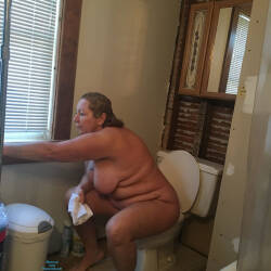 Pic #2 Sharon After Her Shower - Nude Girls, Bbw, Big Tits, Brunette, Mature, Amateur