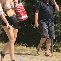 Pic #4 Voyeur - Beach, Brunette, Outdoors, Bikini Voyeur