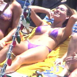 Pic #8 Voyeurism  - Big Tits, Outdoors, Beach Voyeur