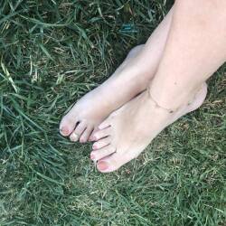 Pic #6 My Hot Wife Loving The Feet - Mature, Outdoors, Wife/wives, Amateur, Foot Pics