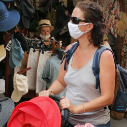 Pic #4 No Bra In France - Brunette, Outdoors, Dressed