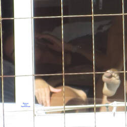Pic #6 Pussy Slip Sunbathing Home - Voyeur