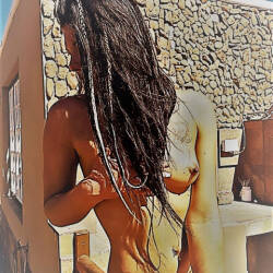 Pic #9 So Hot - Nude Girls, Brunette, Outdoors, Amateur