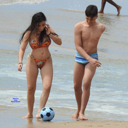Pic #2 Delicious Ass And Tits From Recife City - Beach, Brunette, Outdoors, Bikini Voyeur