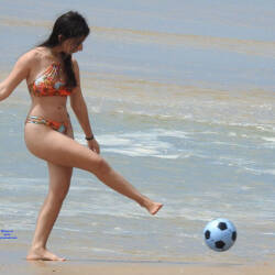Pic #8 Delicious Ass And Tits From Recife City - Beach, Brunette, Outdoors, Bikini Voyeur