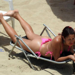 Pic #3 Janga Beach, Brazil - Beach, Brunette, Outdoors, Bikini Voyeur