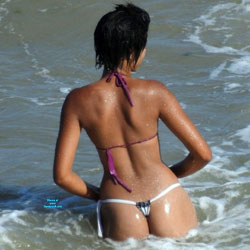 Pic #4 Recife City, Brazil - Beach, Brunette, Outdoors, Bikini Voyeur