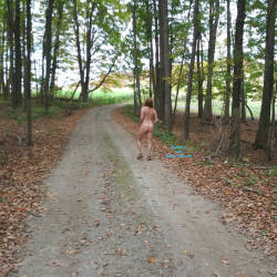 Pic #3 Fall Cabin Trip - Nude Wives, Big Tits, Outdoors, Shaved, Amateur