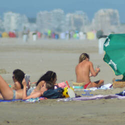 Pic #2 South Of France On Beach This Summer Mix 3 - Topless Girls, Beach, Brunette, Outdoors, Beach Voyeur