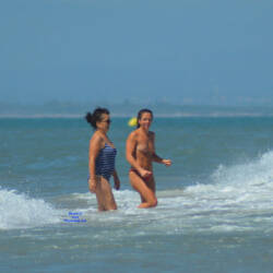 Pic #5 South Of France On Beach This Summer Mix 3 - Topless Girls, Beach, Brunette, Outdoors, Beach Voyeur