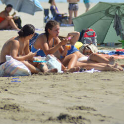 Pic #7 South Of France On Beach This Summer Mix 3 - Topless Girls, Beach, Brunette, Outdoors, Beach Voyeur