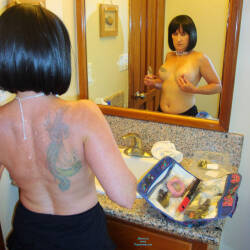 Pic #4 My 1st Fuck Date - Nude Wives, Brunette, Mature, Amateur, Medium Tits