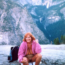 Pic #6 Sweetness More Yosemite - Nude Amateurs, Big Tits, Mature, Outdoors, Redhead, Bush Or Hairy, Amateur