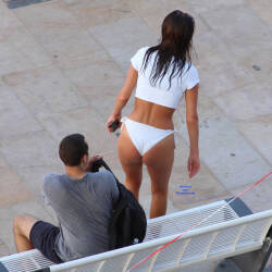 Pic #9 A Wonder On A French Beach - Big Tits, Outdoors, Beach Voyeur