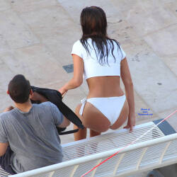 Pic #10 A Wonder On A French Beach - Big Tits, Outdoors, Beach Voyeur