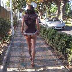 Pic #7 Game, Set And Match...Nadia! - Pantieless Girls, Brunette, Public Exhibitionist, Flashing, Outdoors, Amateur