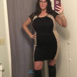 Pic #4 Waiting For A Man - Big Tits, Brunette, Amateur