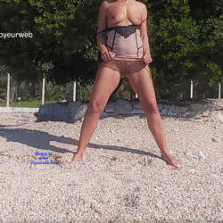 Pic #4 Lingerie Fun - Big Tits, Lingerie, Outdoors, Amateur