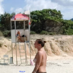 Pic #1 Spiaggia Sardegna - Topless Girls, Beach, Brunette, Outdoors, Amateur