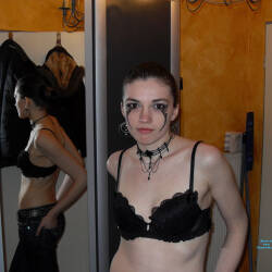 Pic #3 Akascha In Black - Brunette, Lingerie, Amateur