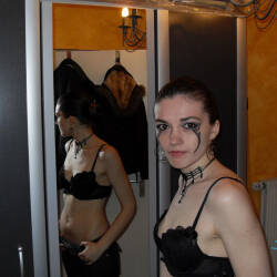 Pic #2 Akascha In Black - Brunette, Lingerie, Amateur