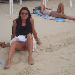 Pic #7 Shameless Nadia - Pantieless Wives, Brunette, Public Exhibitionist, Flashing, Outdoors, Amateur