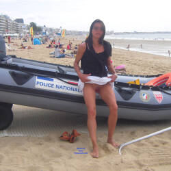 Pic #10 Shameless Nadia - Pantieless Wives, Brunette, Public Exhibitionist, Flashing, Outdoors, Amateur