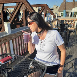 Pic #2 More Yacht Club  - Brunette, Outdoors, Dressed, Amateur, Mature