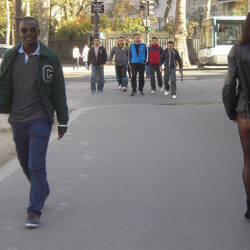 Pic #8 Nadia Flashing In Miniskirt And Seamed Hose - Brunette, Public Exhibitionist, Flashing, High Heels Amateurs, Lingerie, Outdoors, Wife/wives, Amateur