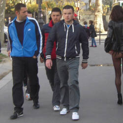 Pic #9 Nadia Flashing In Miniskirt And Seamed Hose - Brunette, Public Exhibitionist, Flashing, High Heels Amateurs, Lingerie, Outdoors, Wife/wives, Amateur