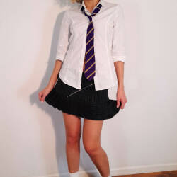 Pic #2 Slutty College Girl - Blonde, Dressed, Amateur